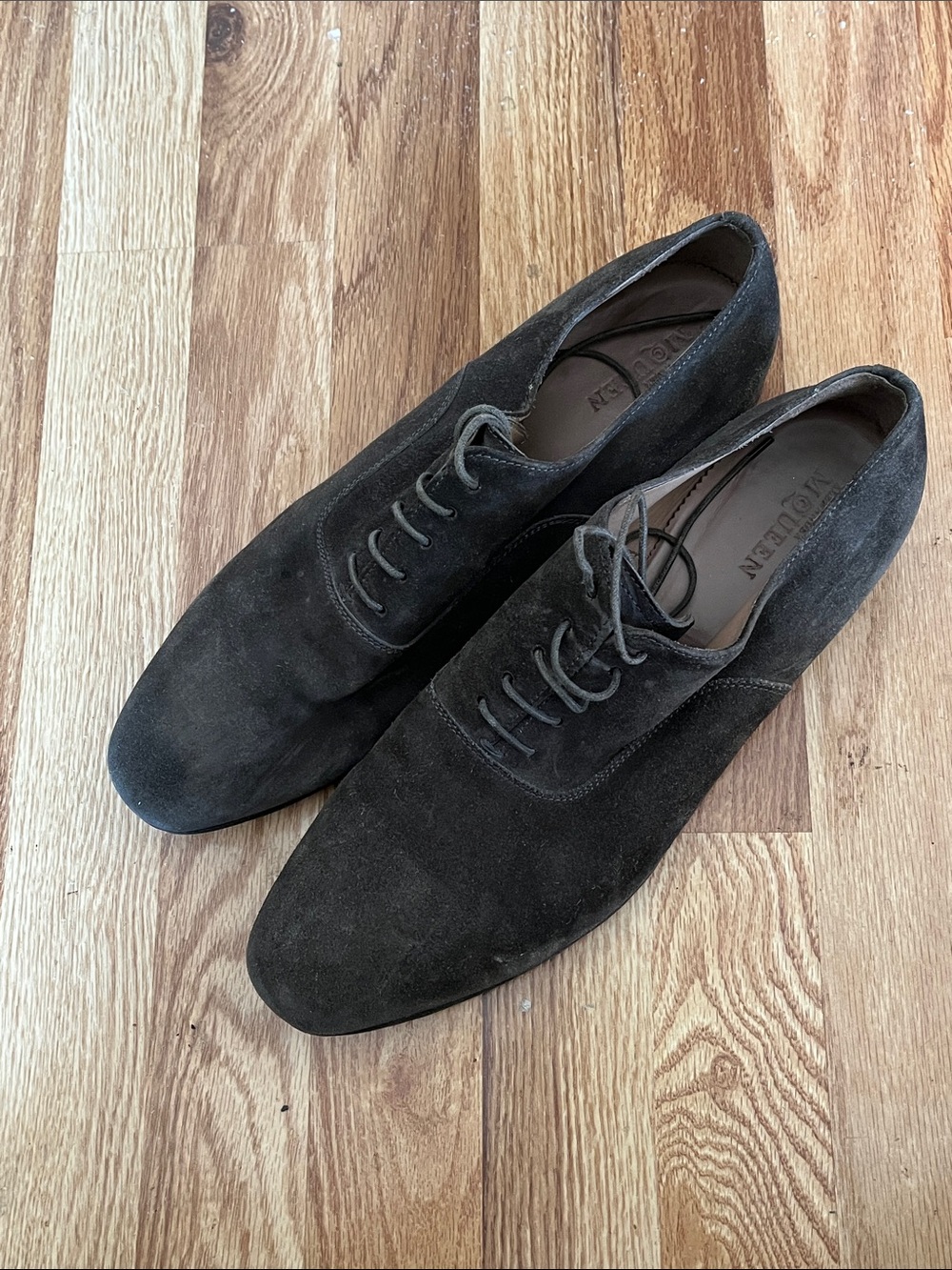 Alexander McQueen Suede Oxfords Men’s Shoes Lace Up EU 43 1/2 US 9.5 to 10